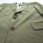 Hugo Boss × BARNEYS NEWYORK Cerruti 1881 Wool 2 Button Blazer Olive 40R Made in USA