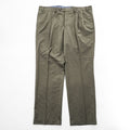 LAUREN RALPH LAUREN スラックス パンツ L ストレッチ 2タック プリーツ ダブルカフス HIGH PERFOMANCE WOOL