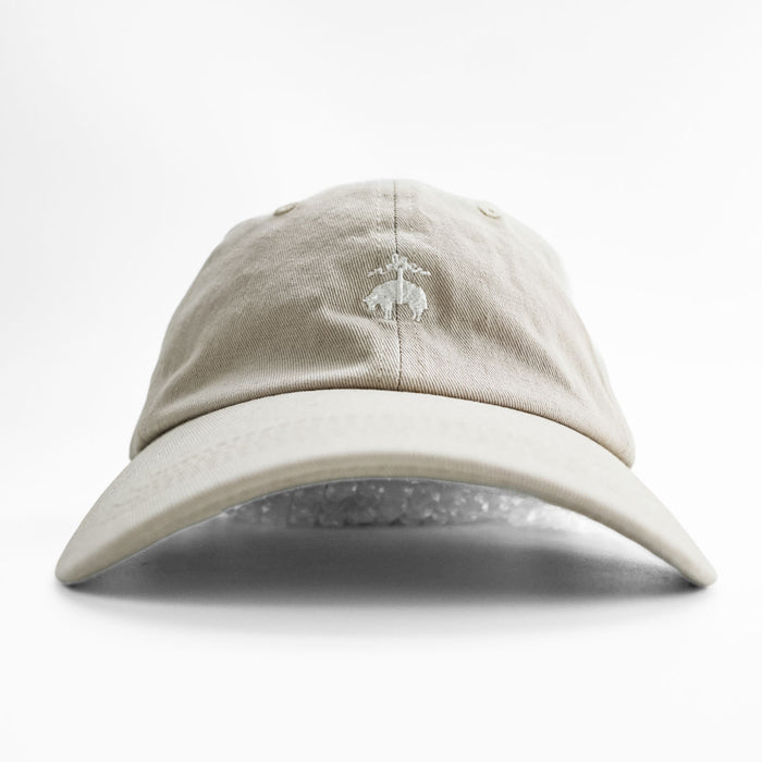 Brooks Brothers ベースボールキャップ アジャスター ベルト FREE ベージュ ワンポイントロゴ