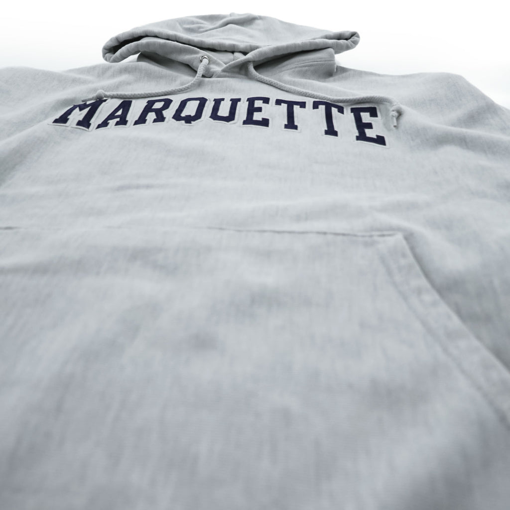 Champion 00年代 リバースウィーブ REVERSE WEAVE プルオーバー パーカー XL グレー アーチロゴ MARQUETE カンガルーポケット