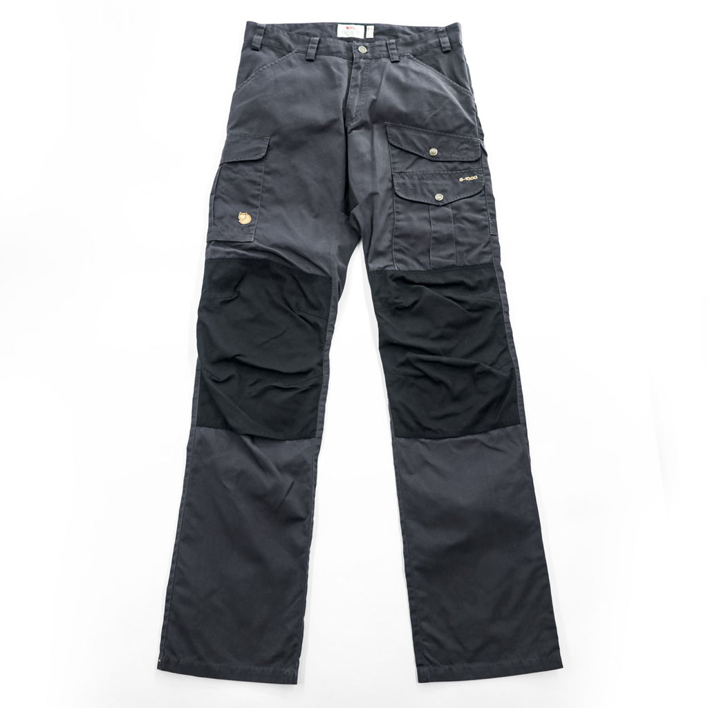 FJALL RAVEN Barents Pro Trousers G-1000 Outdoor Cargo Double Knee M Black, Gray 81761
