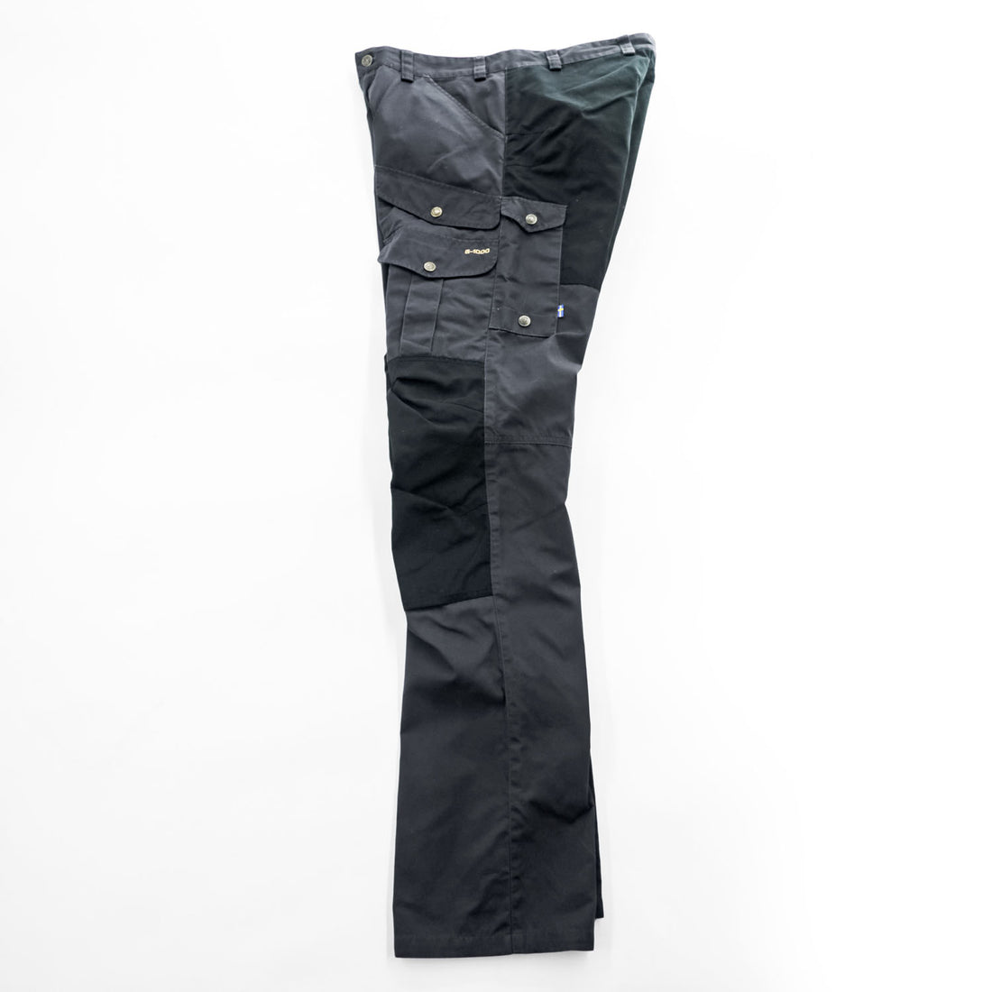 FJALL RAVEN Barents Pro Trousers G-1000 Outdoor Cargo Double Knee M Black, Gray 81761