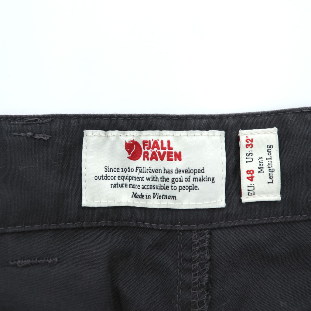 FJALL RAVEN Barents Pro Trousers G-1000 Outdoor Cargo Double Knee M Black, Gray 81761