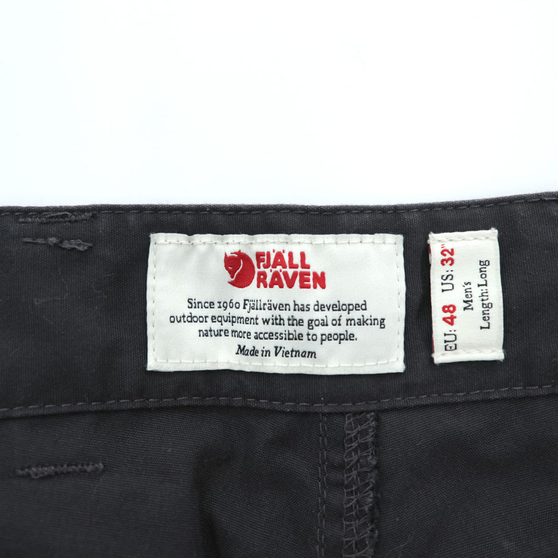 FJALL RAVEN Barents Pro Trousers G-1000 Outdoor Cargo Double Knee M Black, Gray 81761