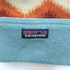 Patagonia Fleece Beanie Hat Geometric Aztec Pattern Turquoise Multicolor Size L