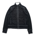 KAVU Black Full-Zip Fleece Jacket Size M L/S FZ Fleece Throwshirt