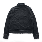 KAVU Black Full-Zip Fleece Jacket Size M L/S FZ Fleece Throwshirt