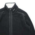 KAVU Black Full-Zip Fleece Jacket Size M L/S FZ Fleece Throwshirt