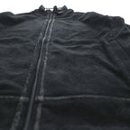 KAVU Black Full-Zip Fleece Jacket Size M L/S FZ Fleece Throwshirt