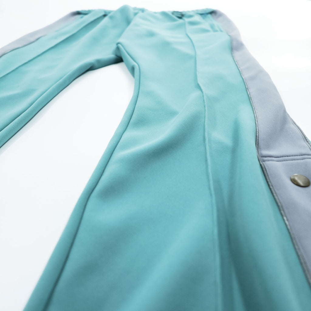 blackmeans Side Snap Track Pants Turquoise Size 3 Made in Japan