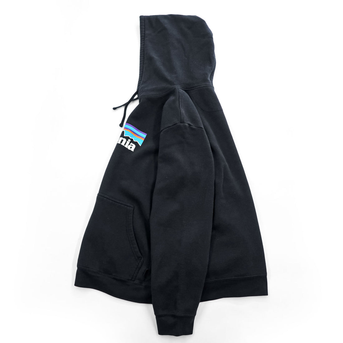 Patagonia P-6 Logo Uprisal Hoody 20s Black Pullover Hoodie XL