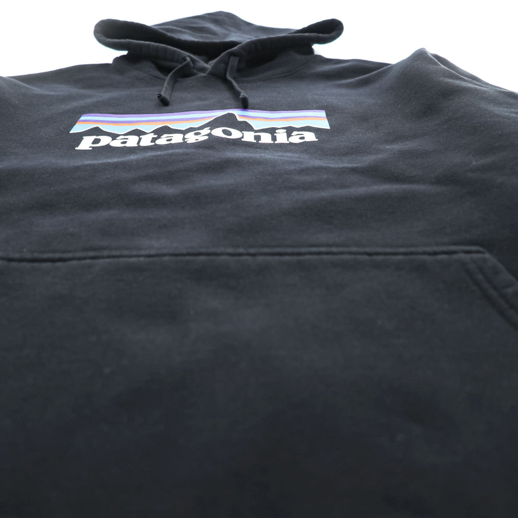 Patagonia P-6 Logo Uprisal Hoody 20s Black Pullover Hoodie XL