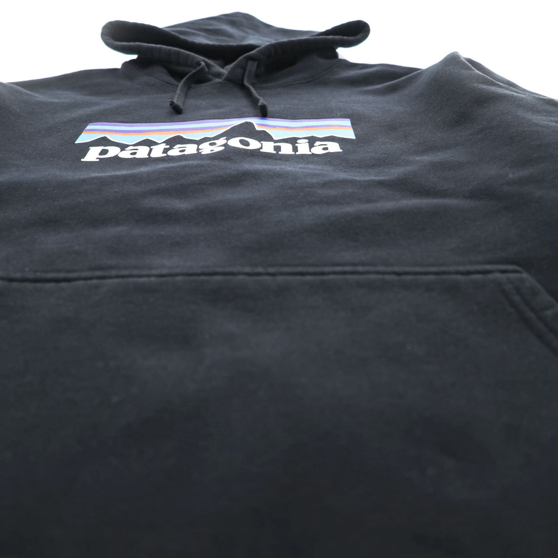 Patagonia P-6 Logo Uprisal Hoody 20s Black Pullover Hoodie XL