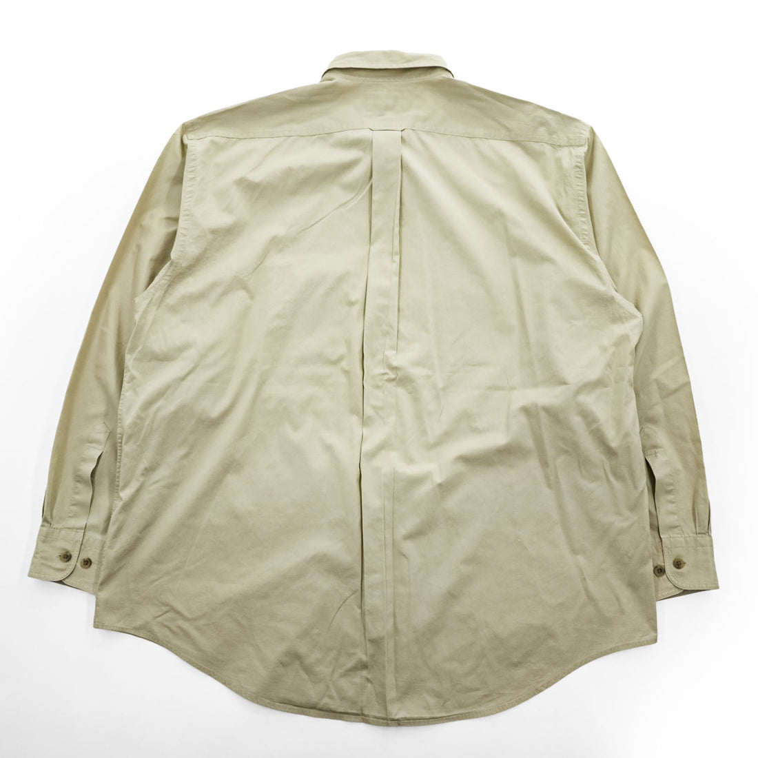 Vintage 90s Filson Safari Cloth Shirt XL Khaki Beige Cotton Hong Kong Field Hunting