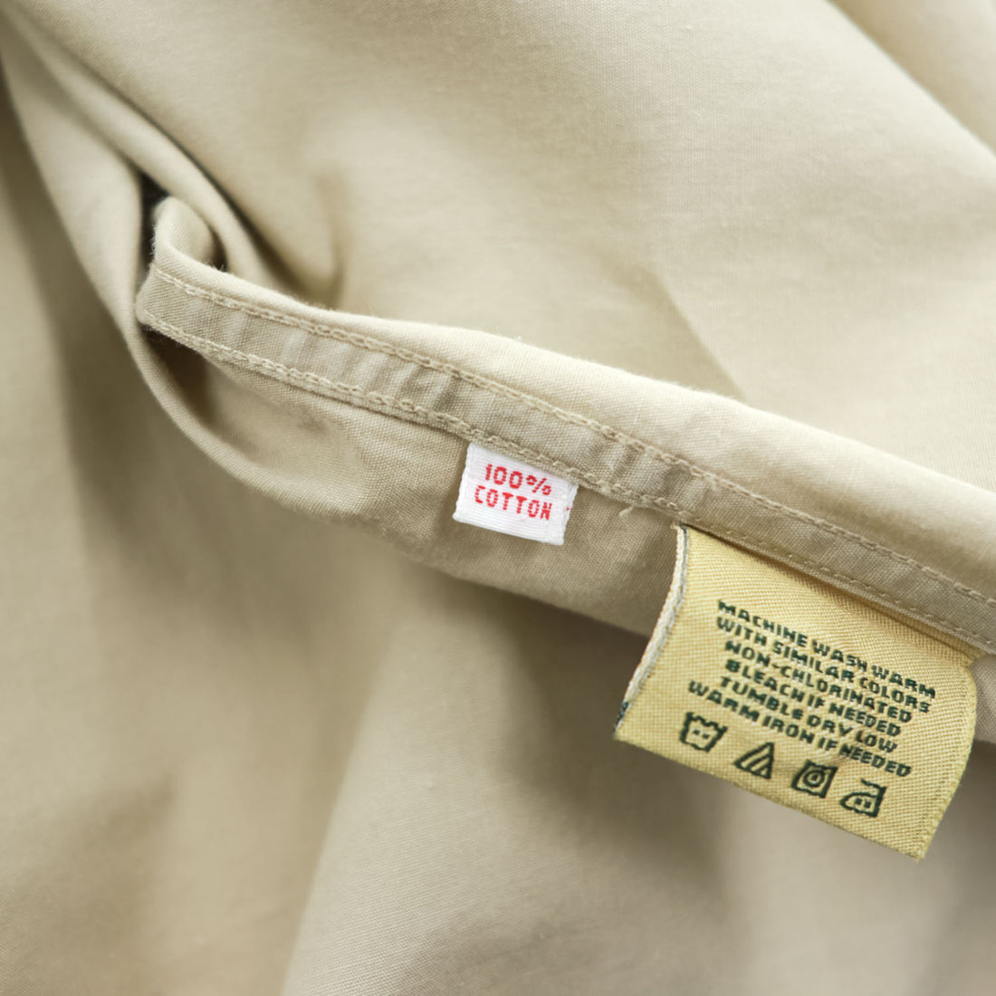 Vintage 90s Filson Safari Cloth Shirt XL Khaki Beige Cotton Hong Kong Field Hunting