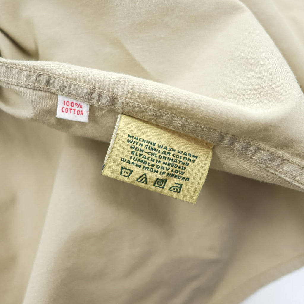 Vintage 90s Filson Safari Cloth Shirt XL Khaki Beige Cotton Hong Kong Field Hunting