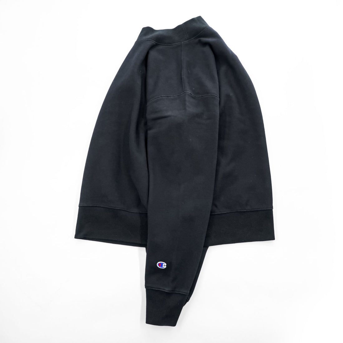Champion Reverse Weave 20s Black Mock Neck Sweatshirt X-Large Made in Vietnam