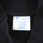 Champion Reverse Weave 20s Black Mock Neck Sweatshirt X-Large Made in Vietnam