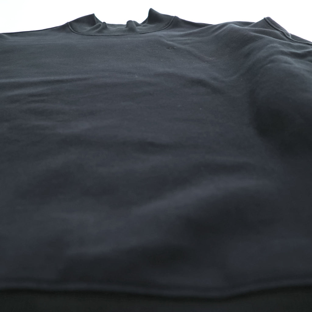 Champion Reverse Weave 20s Black Mock Neck Sweatshirt X-Large Made in Vietnam