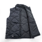 The North Face Women's 550 Fill Down Vest Black Diamond Quilted Puffer XL