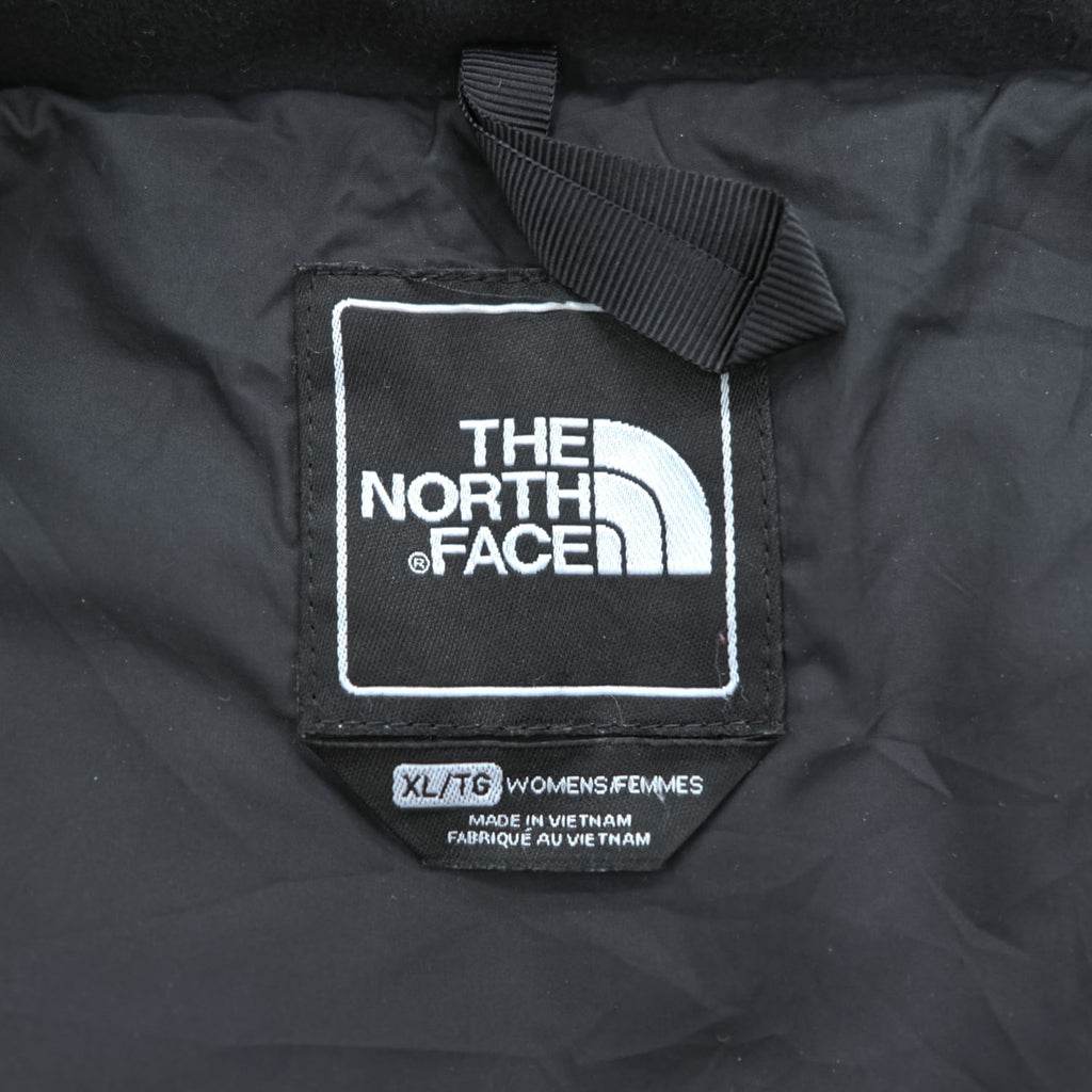 The North Face Women's 550 Fill Down Vest Black Diamond Quilted Puffer XL