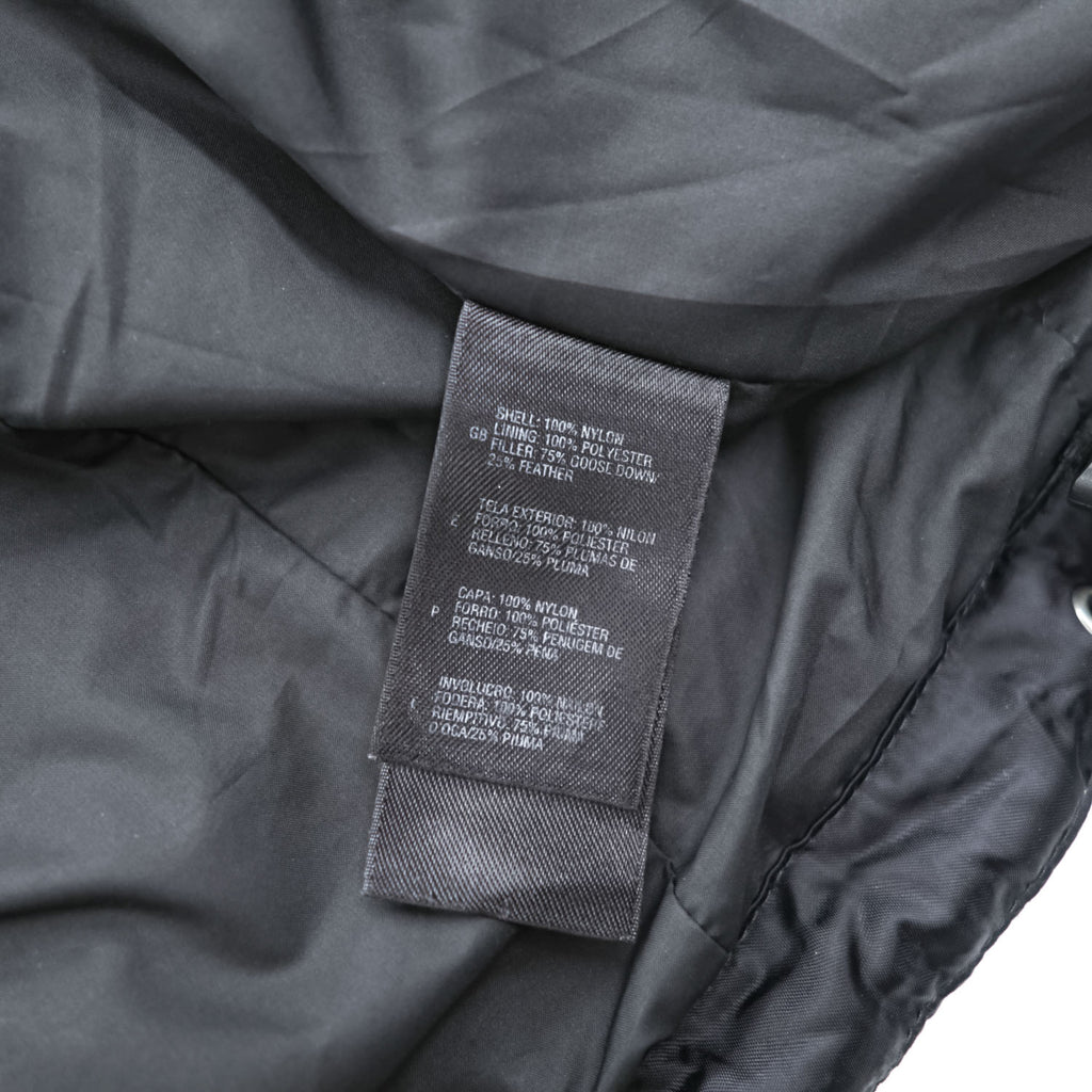 The North Face Women's 550 Fill Down Vest Black Diamond Quilted Puffer XL
