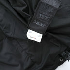 The North Face Women's 550 Fill Down Vest Black Diamond Quilted Puffer XL