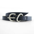 Hender Scheme テールベルト tail belt ナロー ロング レザー 本革 ブラック シルバーバックル