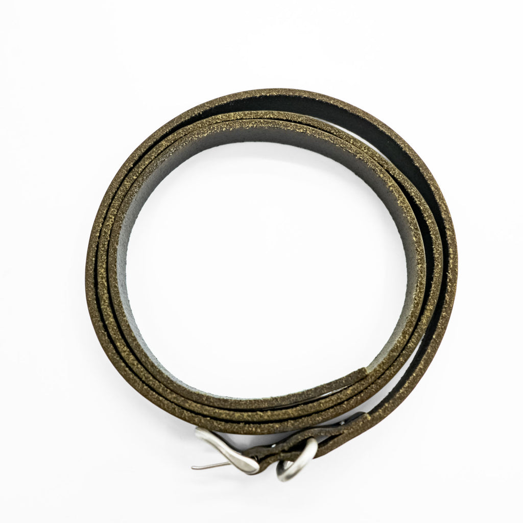 Hender Scheme テールベルト tail belt ナロー ロング レザー 本革 ブラック シルバーバックル
