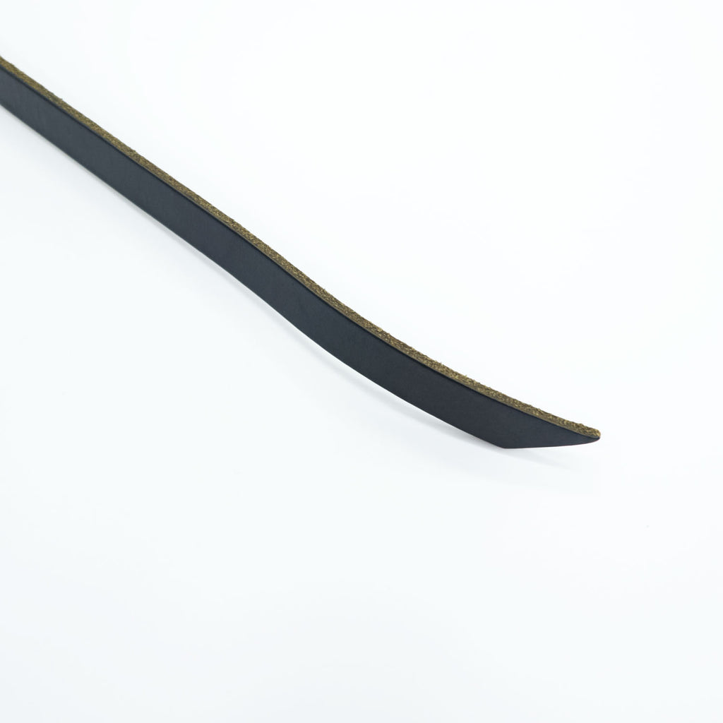 Hender Scheme テールベルト tail belt ナロー ロング レザー 本革 ブラック シルバーバックル
