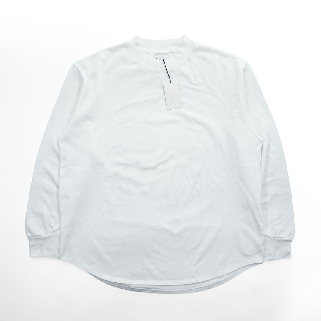 HELLY HANSEN 日本製 長袖 ロングスリーブ Tシャツ ロンT L ホワイト R.M.C SUVIN KANOKO CUT&SAW 鹿の子 HD31909 未使用品
