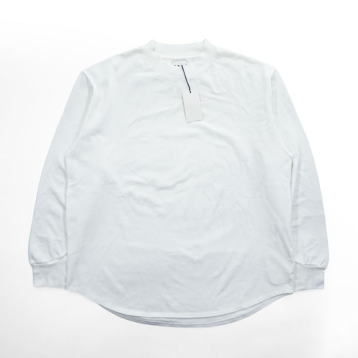 HELLY HANSEN 日本製 長袖 ロングスリーブ Tシャツ ロンT L ホワイト R.M.C SUVIN KANOKO CUT&SAW 鹿の子 HD31909 未使用品