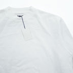 HELLY HANSEN 日本製 長袖 ロングスリーブ Tシャツ ロンT L ホワイト R.M.C SUVIN KANOKO CUT&SAW 鹿の子 HD31909 未使用品