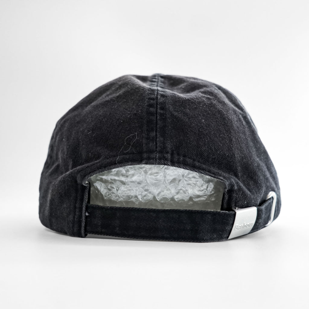 Barbour Black Cotton Embroidered Logo Baseball Cap One Size Cascade Sports Cap