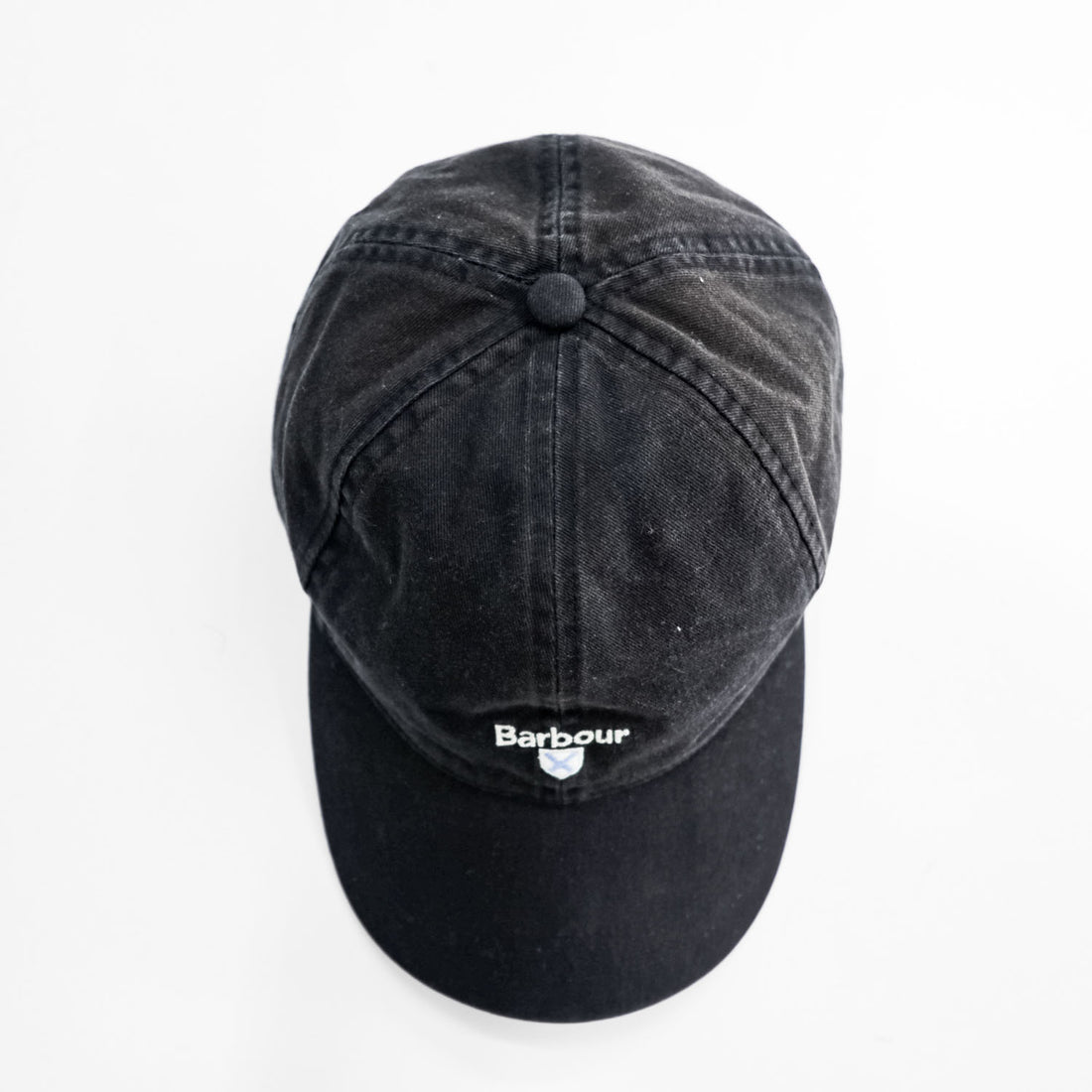 Barbour Black Cotton Embroidered Logo Baseball Cap One Size Cascade Sports Cap