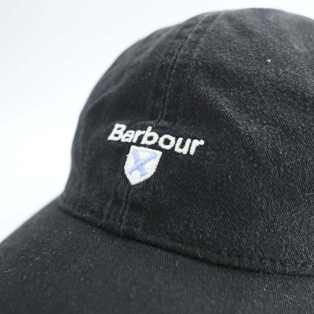 Barbour Black Cotton Embroidered Logo Baseball Cap One Size Cascade Sports Cap