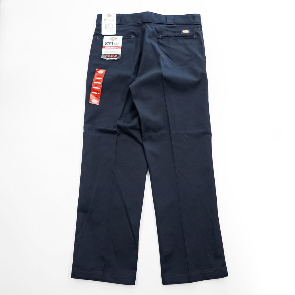 20s Dickies 874 Original Fit FLEX Navy Work Pants 34x30