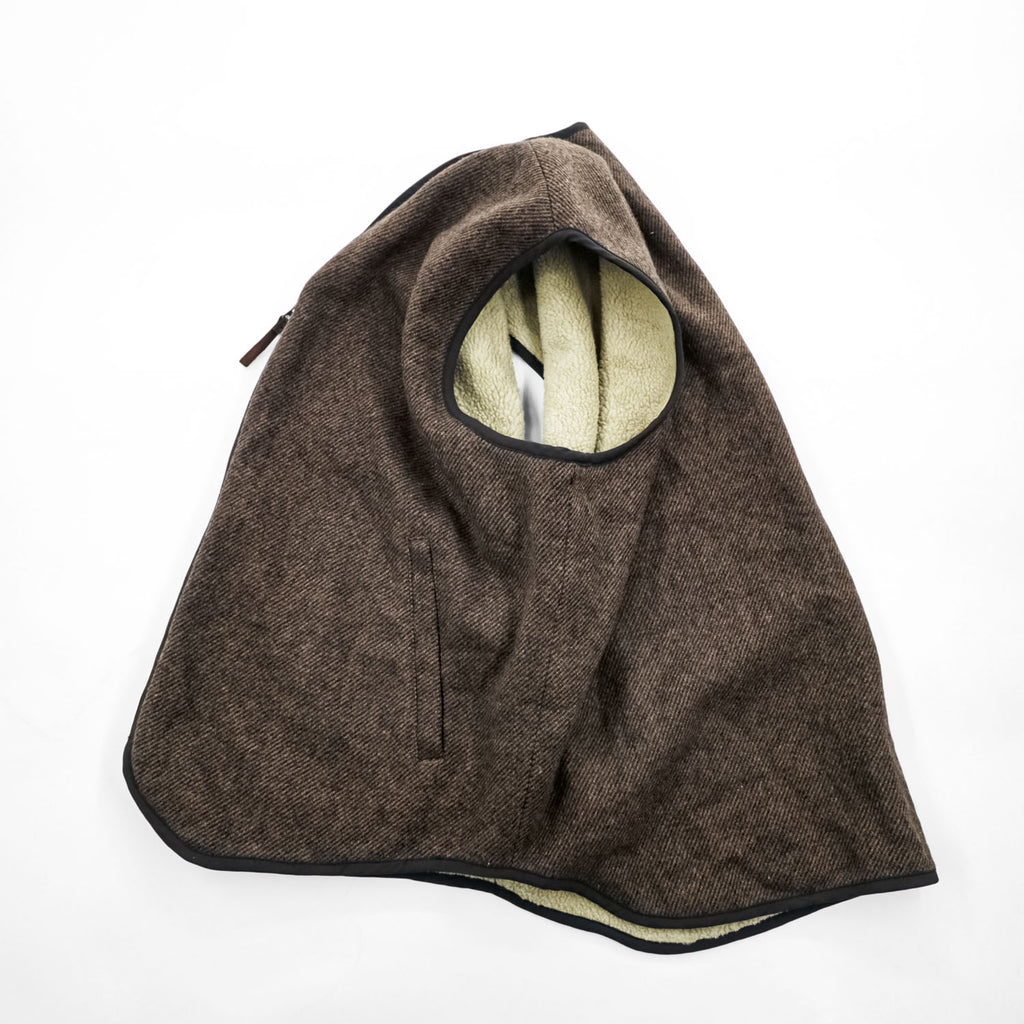 Woolrich ウール ボアフリース ライニングベスト XL ブラウン BUCKSKIN 412 ジップアップ