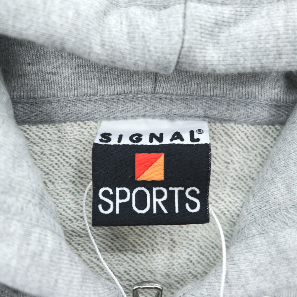 SIGNAL SPORTS ヘビーウェイト ジップパーカー XL グレー フロントポケット 未使用品