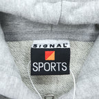 SIGNAL SPORTS ヘビーウェイト ジップパーカー XL グレー フロントポケット 未使用品