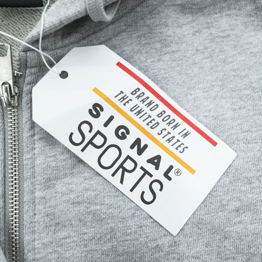 SIGNAL SPORTS ヘビーウェイト ジップパーカー XL グレー フロントポケット 未使用品