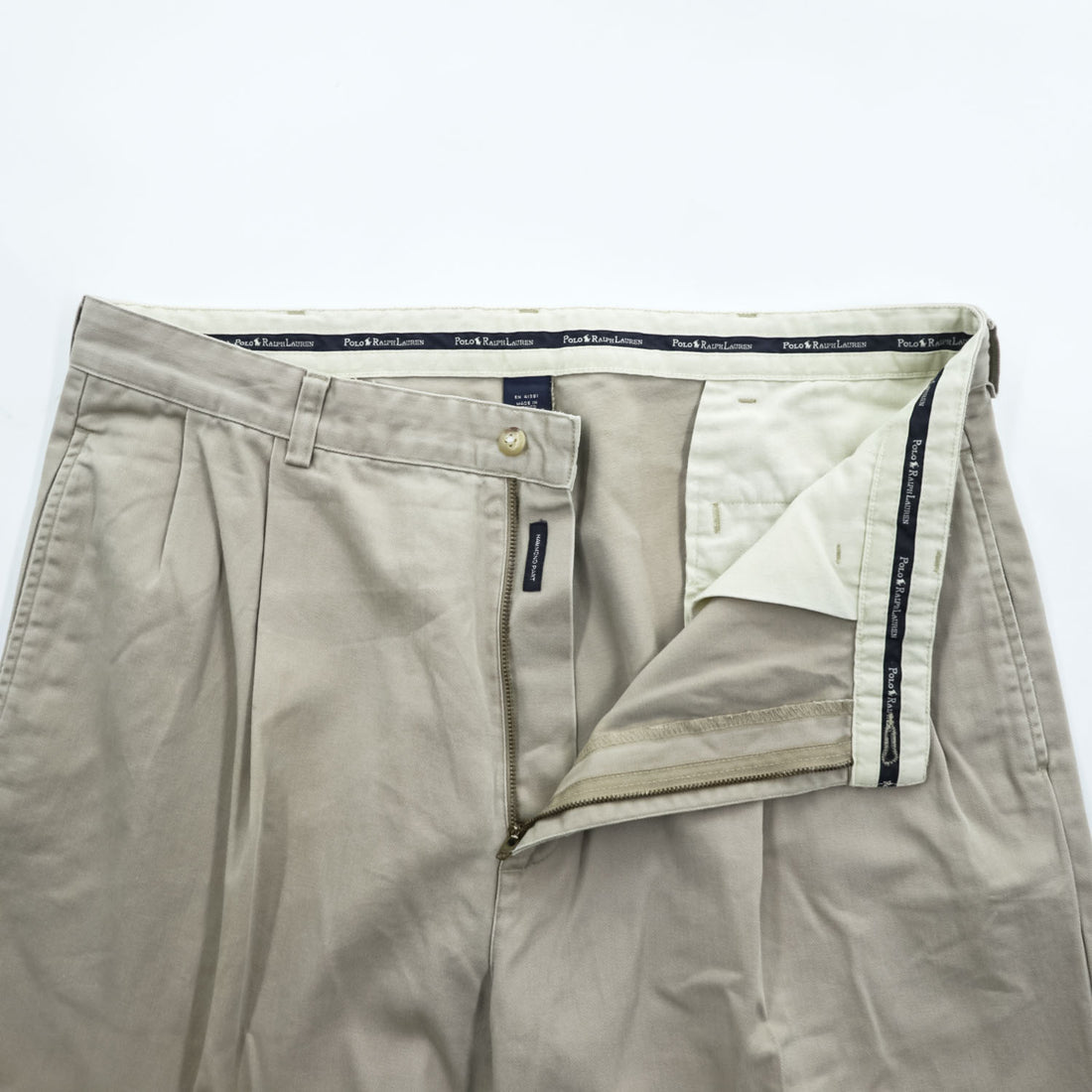 Polo Ralph Lauren 90年代 ヴィンテージ HAMMOND PANT ポロチノ 2タック ワイド パンツ XL プリーツ ダブルカフス