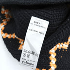 JOURNAL STANDARD relume CALIFORNIA クロシェ編み バケットハット クラッシャーハット ブラック 23-095-464-9000-2-0