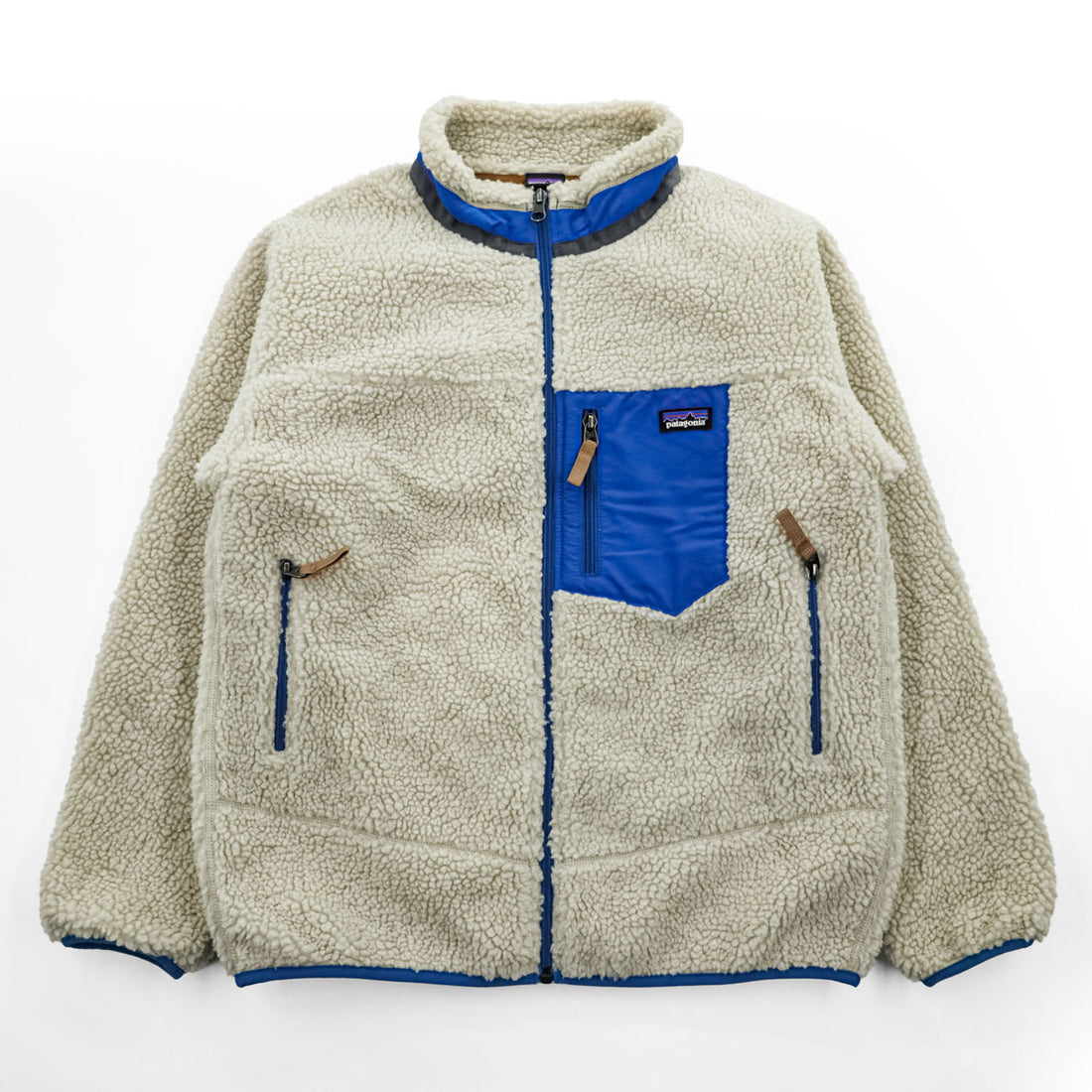 Patagonia Kids Retro-X Fleece Jacket Natural Blue XL 14 Women's S M 2019 65625