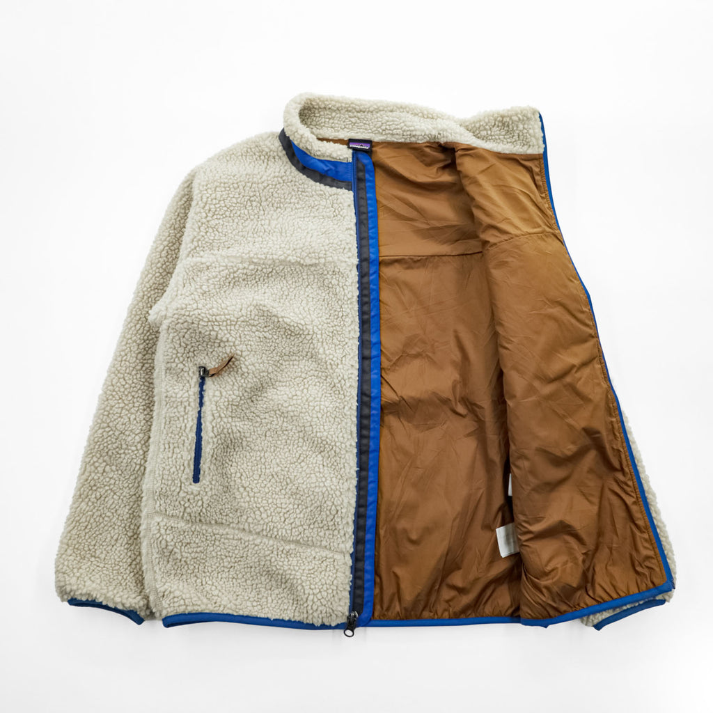 Patagonia Kids Retro-X Fleece Jacket Natural Blue XL 14 Women's S M 2019 65625