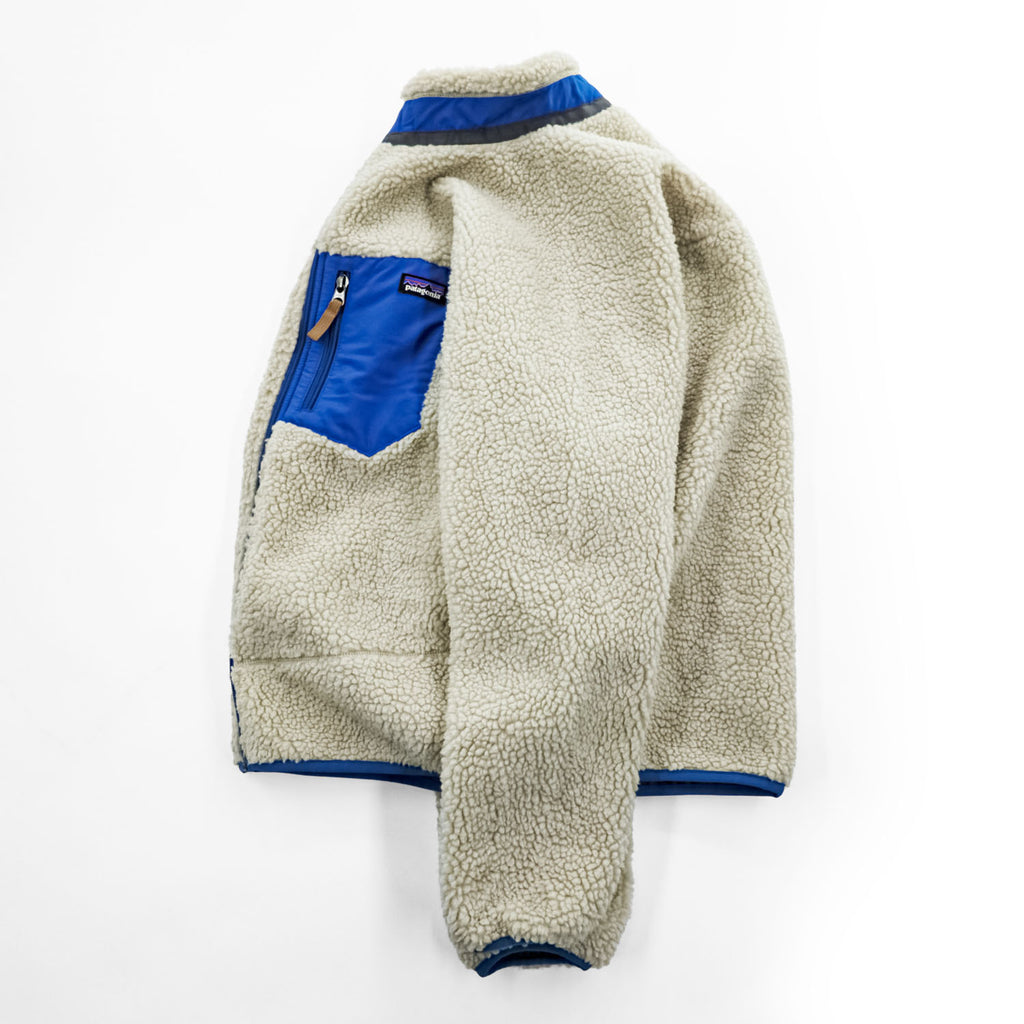Patagonia Kids Retro-X Fleece Jacket Natural Blue XL 14 Women's S M 2019 65625