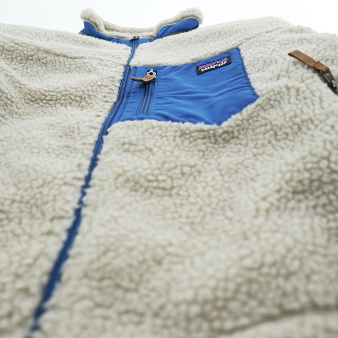 Patagonia Kids Retro-X Fleece Jacket Natural Blue XL 14 Women's S M 2019 65625