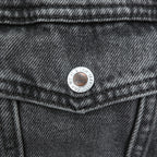 Levi's SILVER TAB シェルパトラッカージャケット デニムジャケット Gジャン S ブラック ボアフリース裏地 A3180-0001