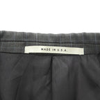 BURBERRY LONDON Made in USA Gray Plaid Wool 2-Button Blazer 44 REG