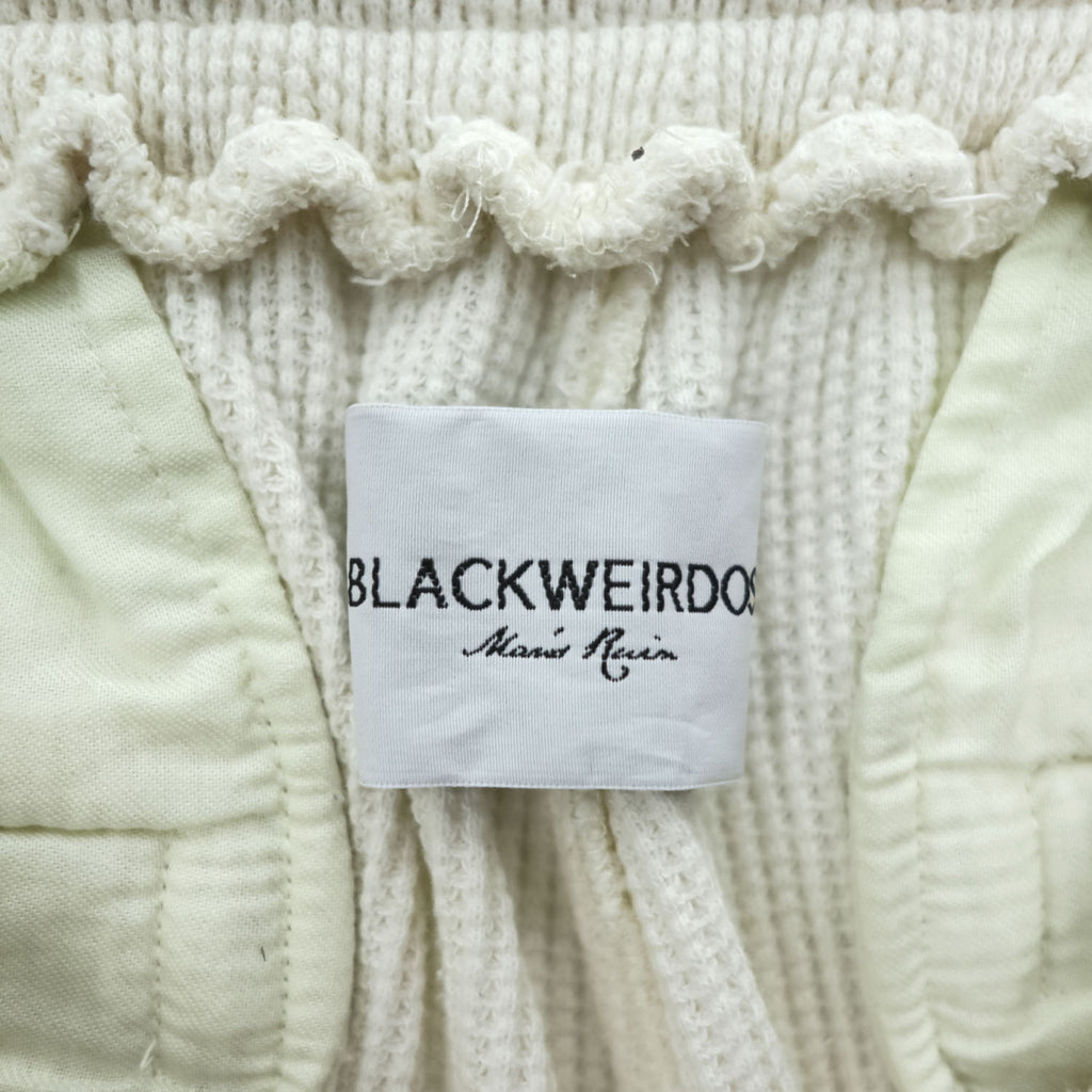 BlackWeirdos 日本製 サーマル イージーパンツ スウェットパンツ M ワッフル 24AW-SW06